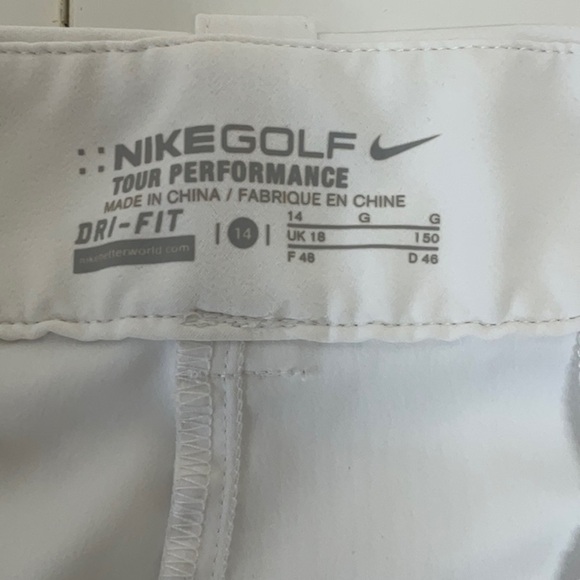Nike Golf Tour Professional DRI-FIT Women’s Golf Pant SIZE: 14 WHITE - Picture 4 of 8